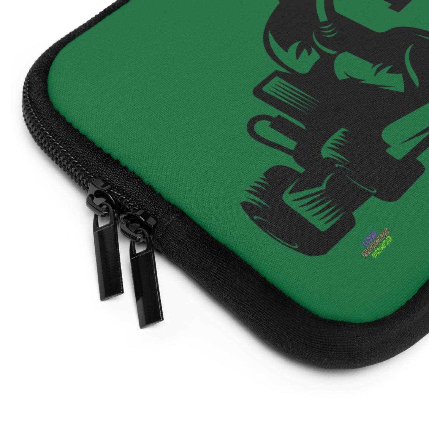 Laptop Sleeve: Racing Dark Green