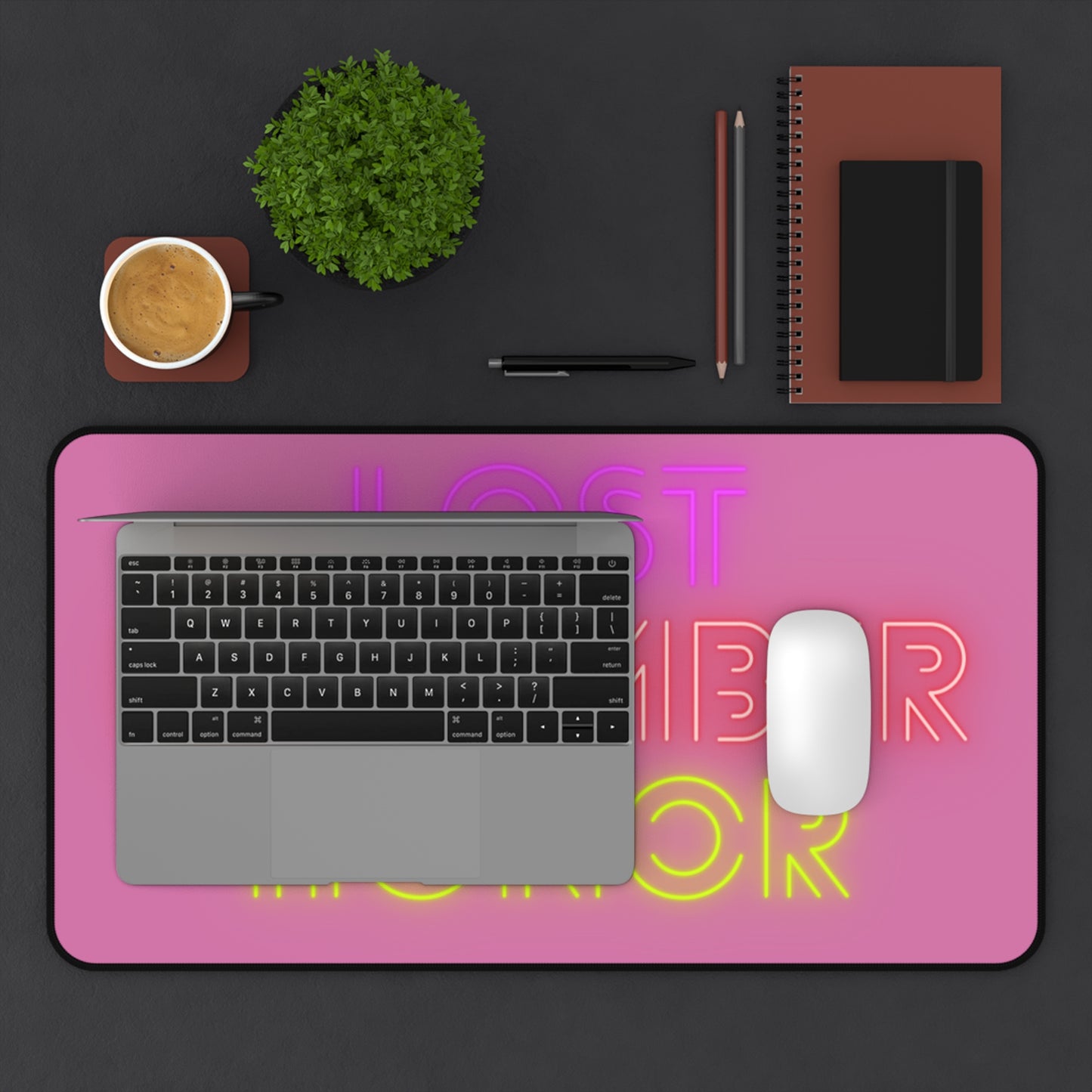 Desk Mat: Lost Remember Honor Lite Pink