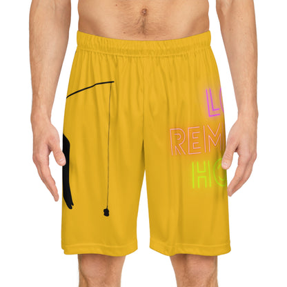 Basketball Shorts: Fishing Yellow