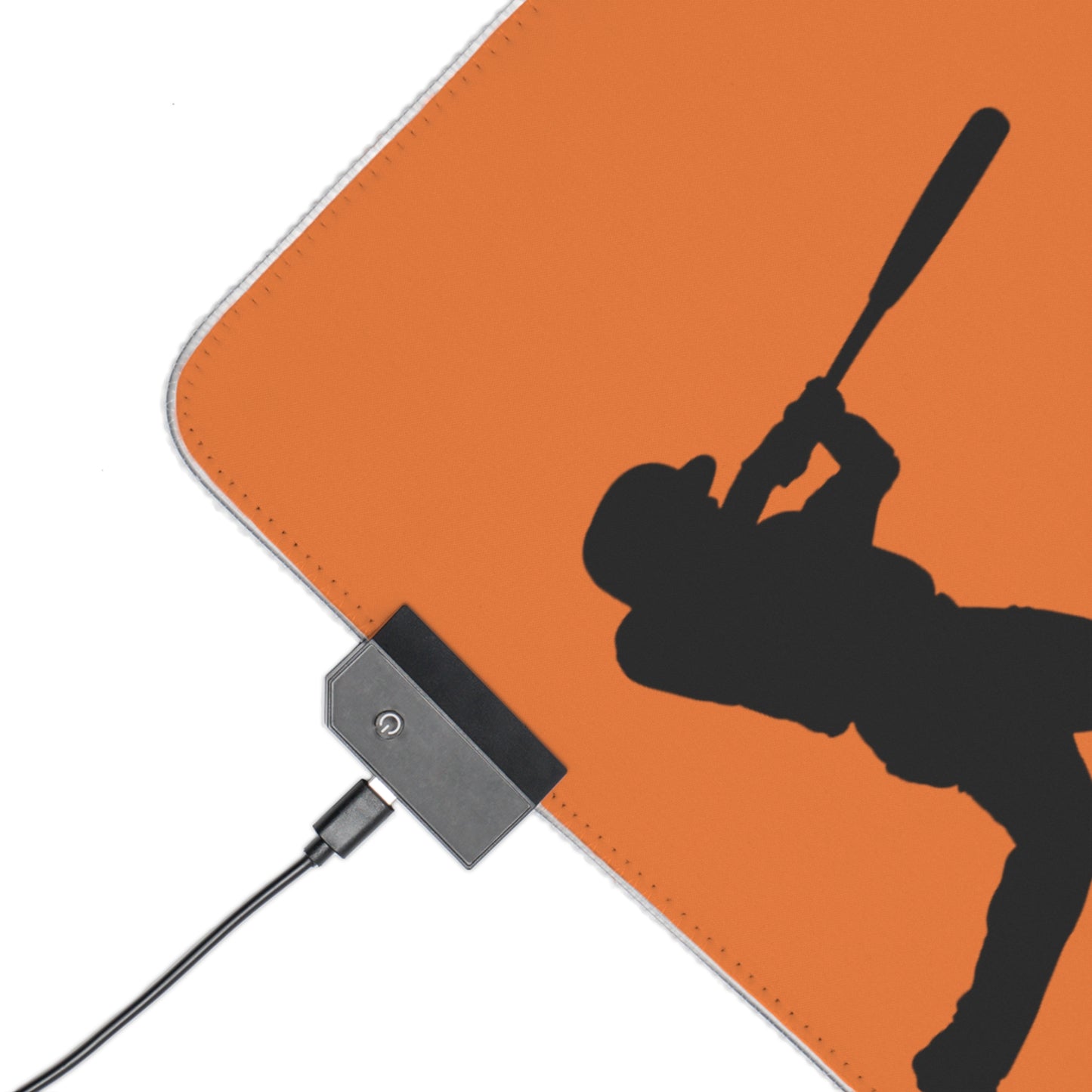 LED Gaming Mouse Pad: Baseball Crusta