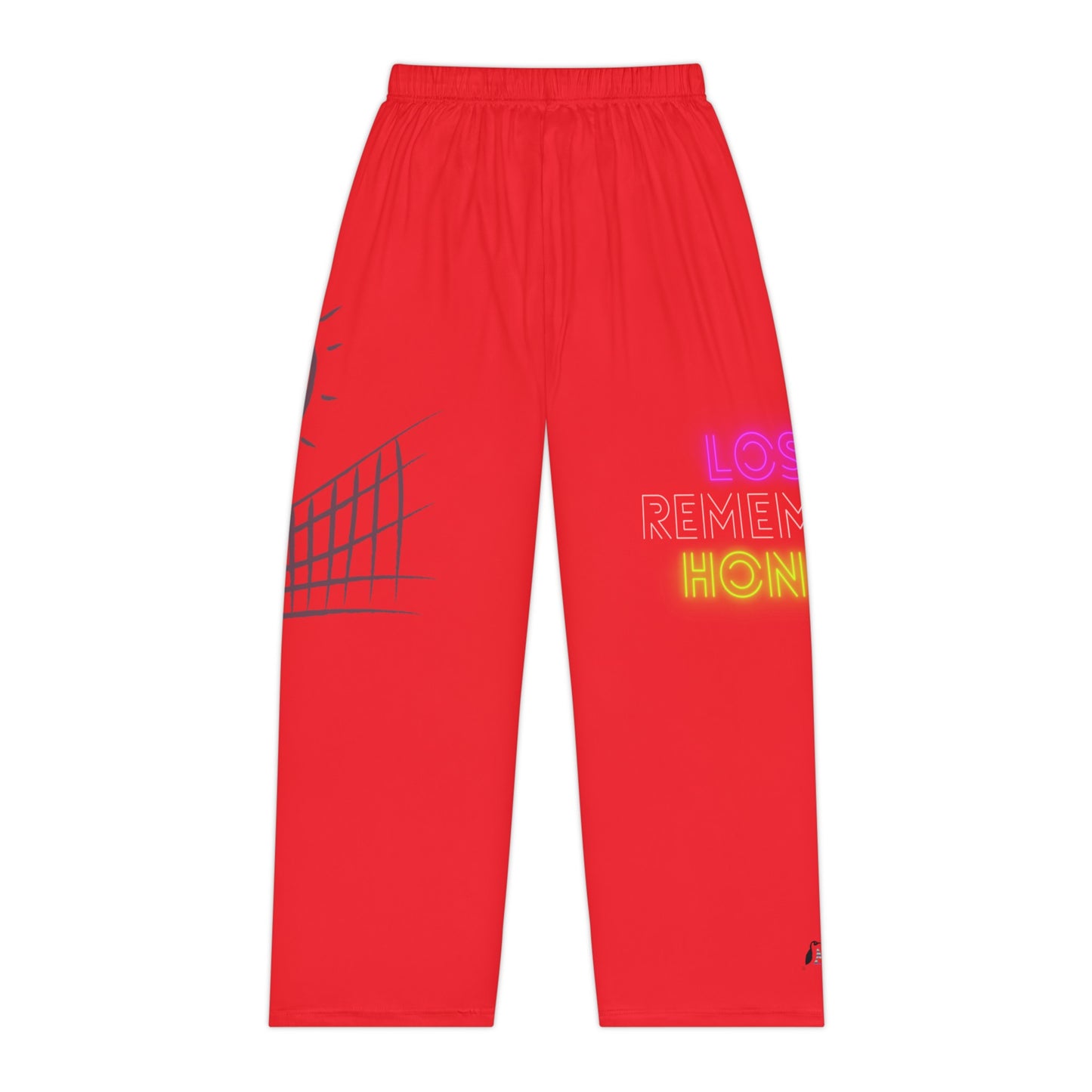 Women's Pajama Pants: Volleyball Red