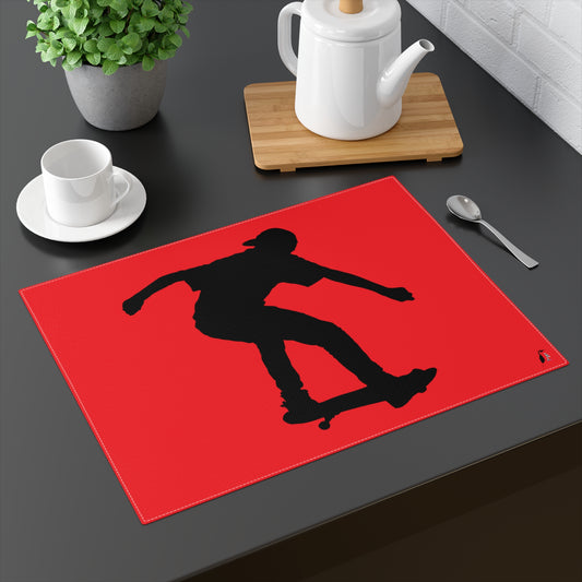 Placemat, 1pc: Skateboarding Red