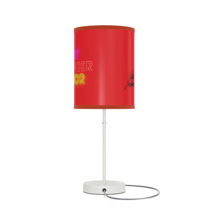 Lamp on a Stand, US|CA plug: Writing Red 