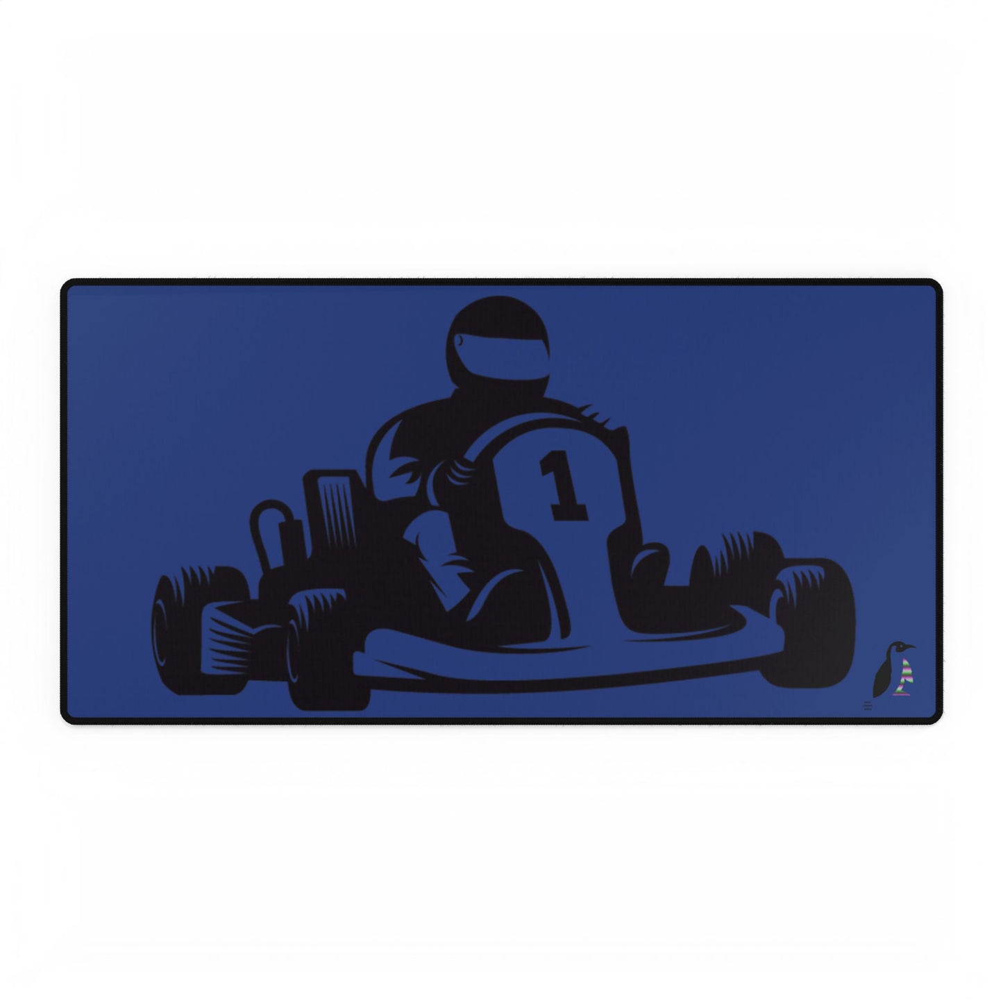 Desk Mats: Racing Dark Blue