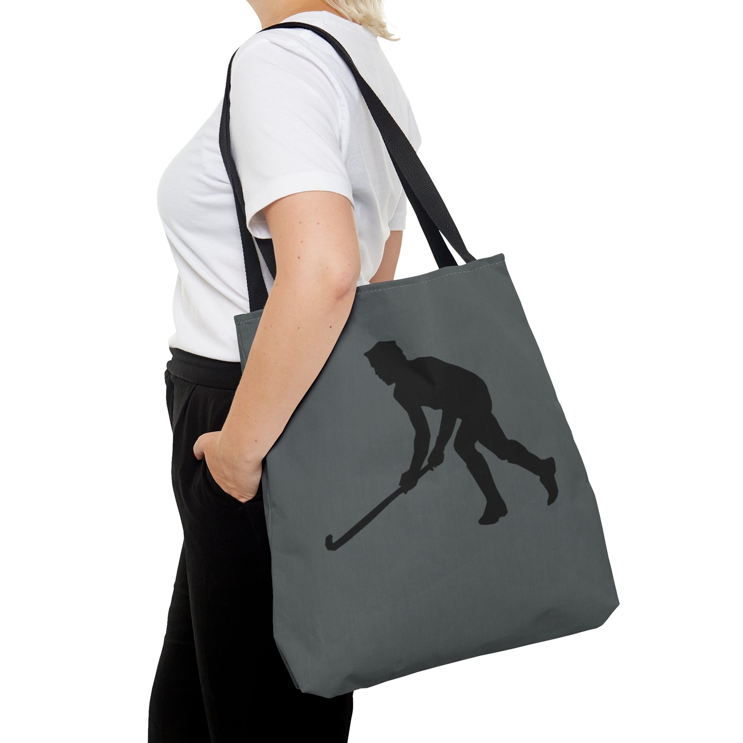 Tote Bag: Hockey Dark Grey