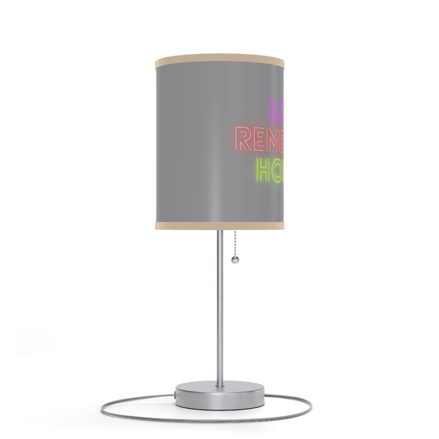 Lamp on a Stand, US|CA plug: Lost Remember Honor Grey