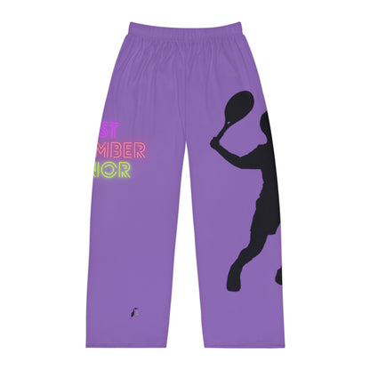 Panlalaking Pajama Pants: Tennis Lite Purple 