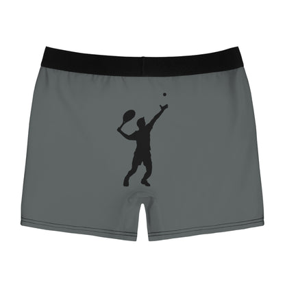 Men's Boxer Briefs: Tennis Dark Grey