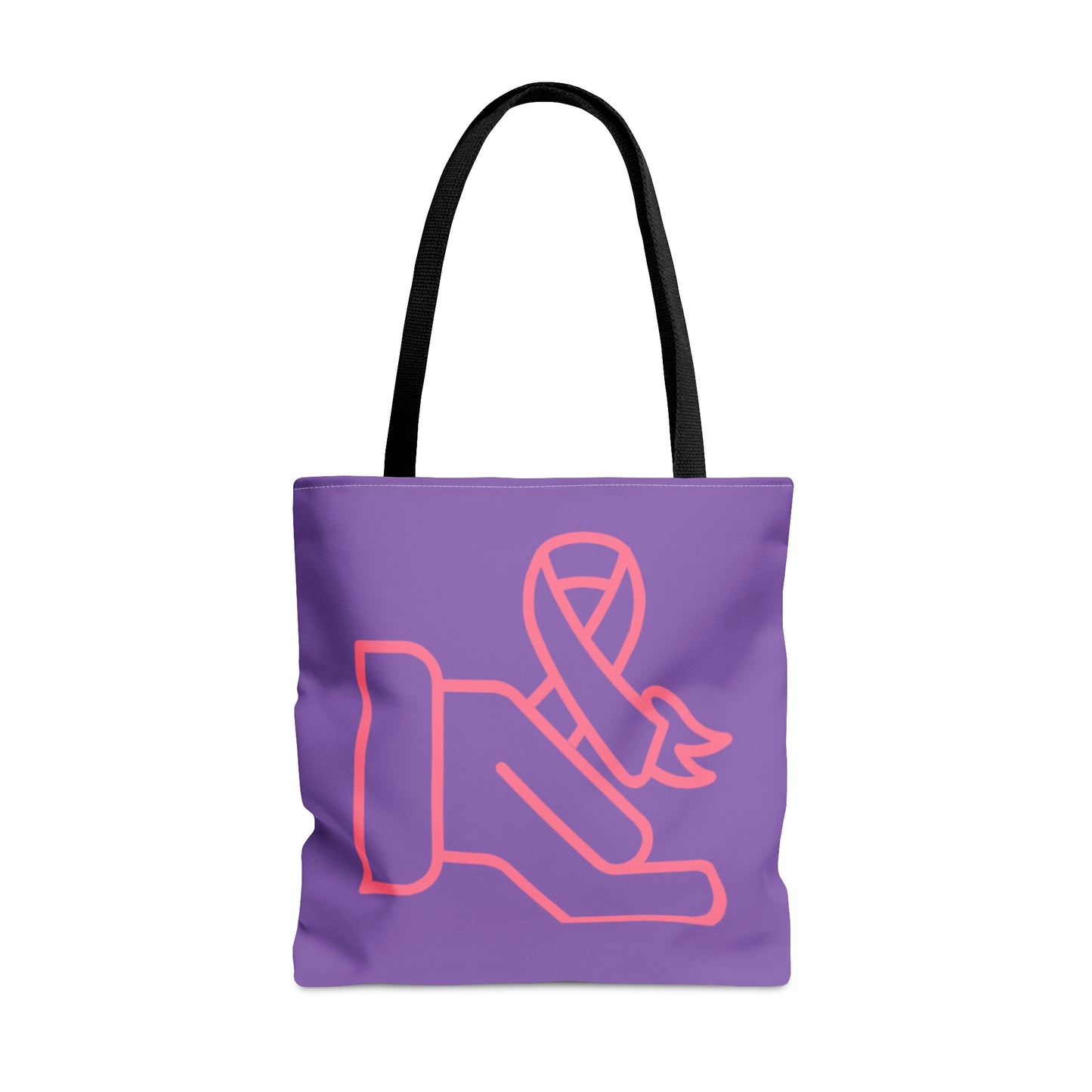 Tote Bag: Fight Cancer Lite Purple