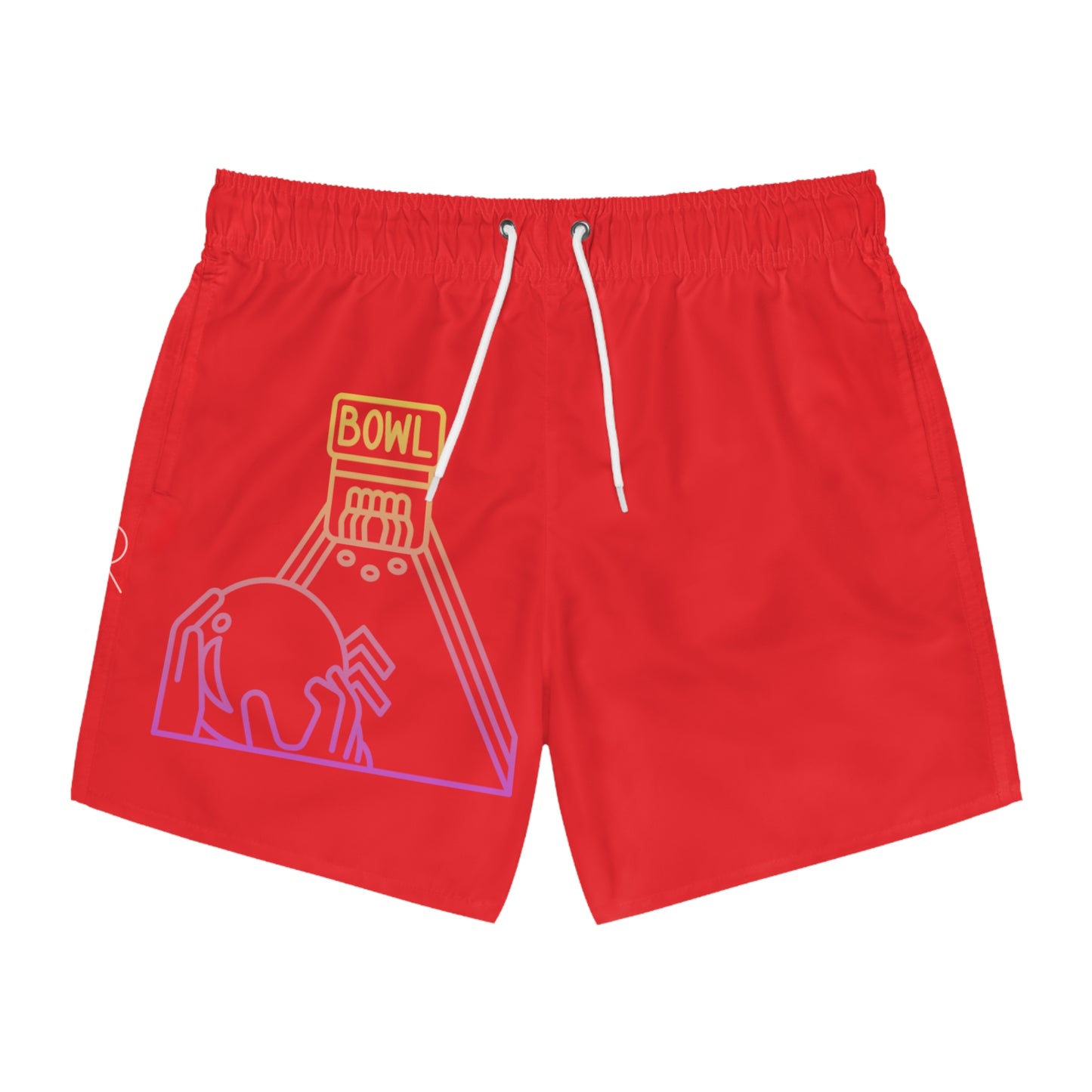 Swim Trunks: Bowling Red