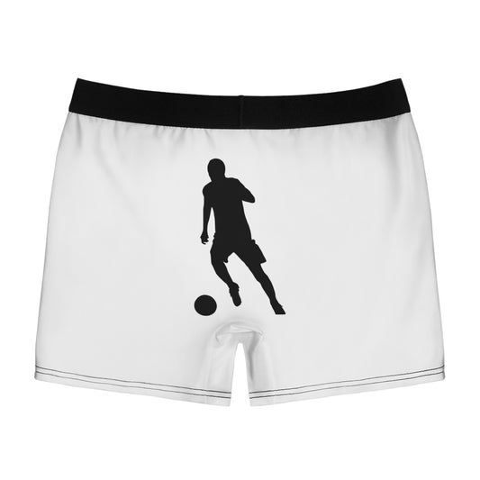 Men's Boxer Briefs: Soccer White