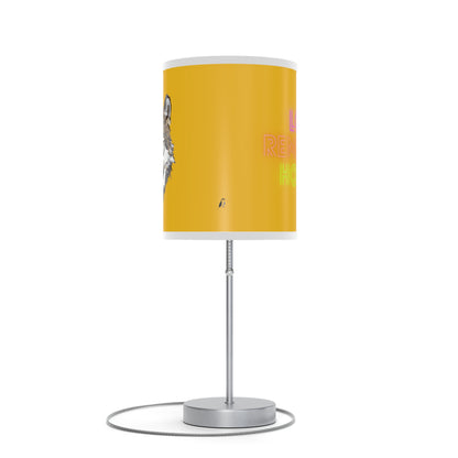 Lamp on a Stand, US|CA plug: Wolves Yellow