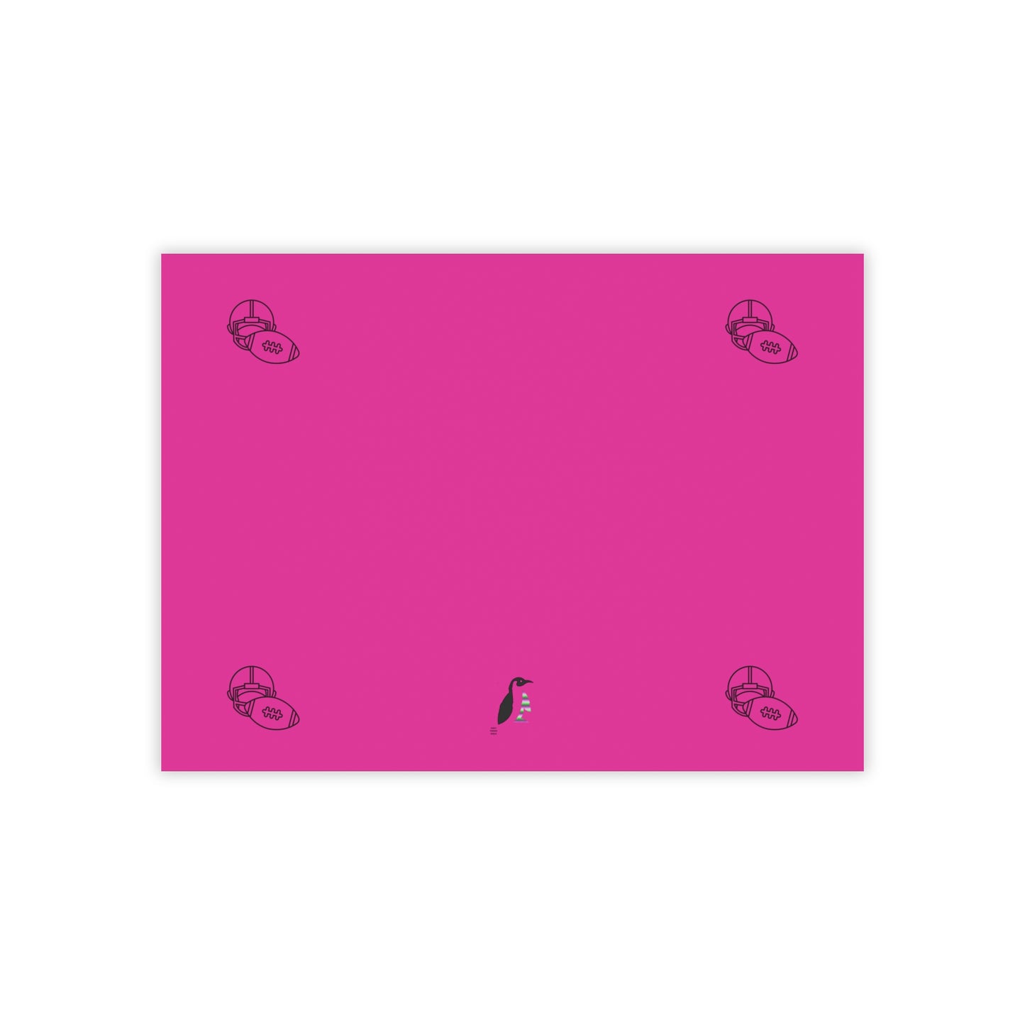 Post-it® Note Pads: Football Pink