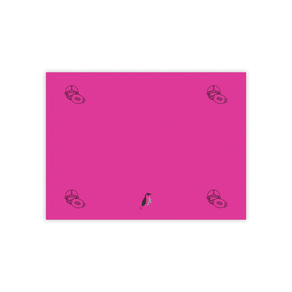 Post-it® Note Pads: Football Pink