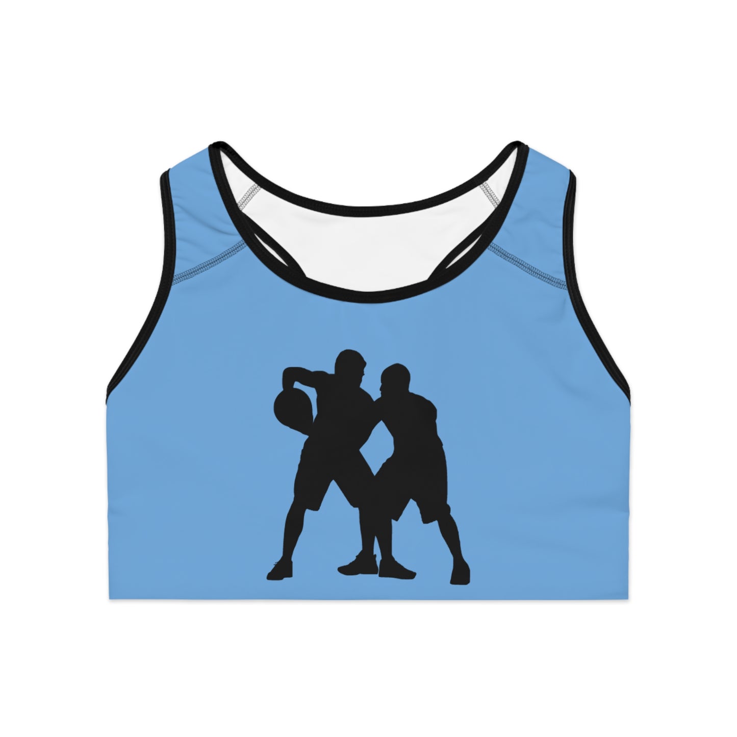 Sports Bra: Basketball Lite Blue