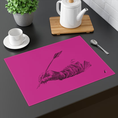 Placemat, 1pc: Writing Pink