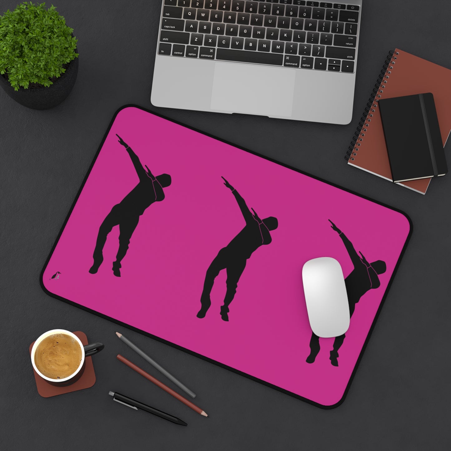 Desk Mat: Dance Pink