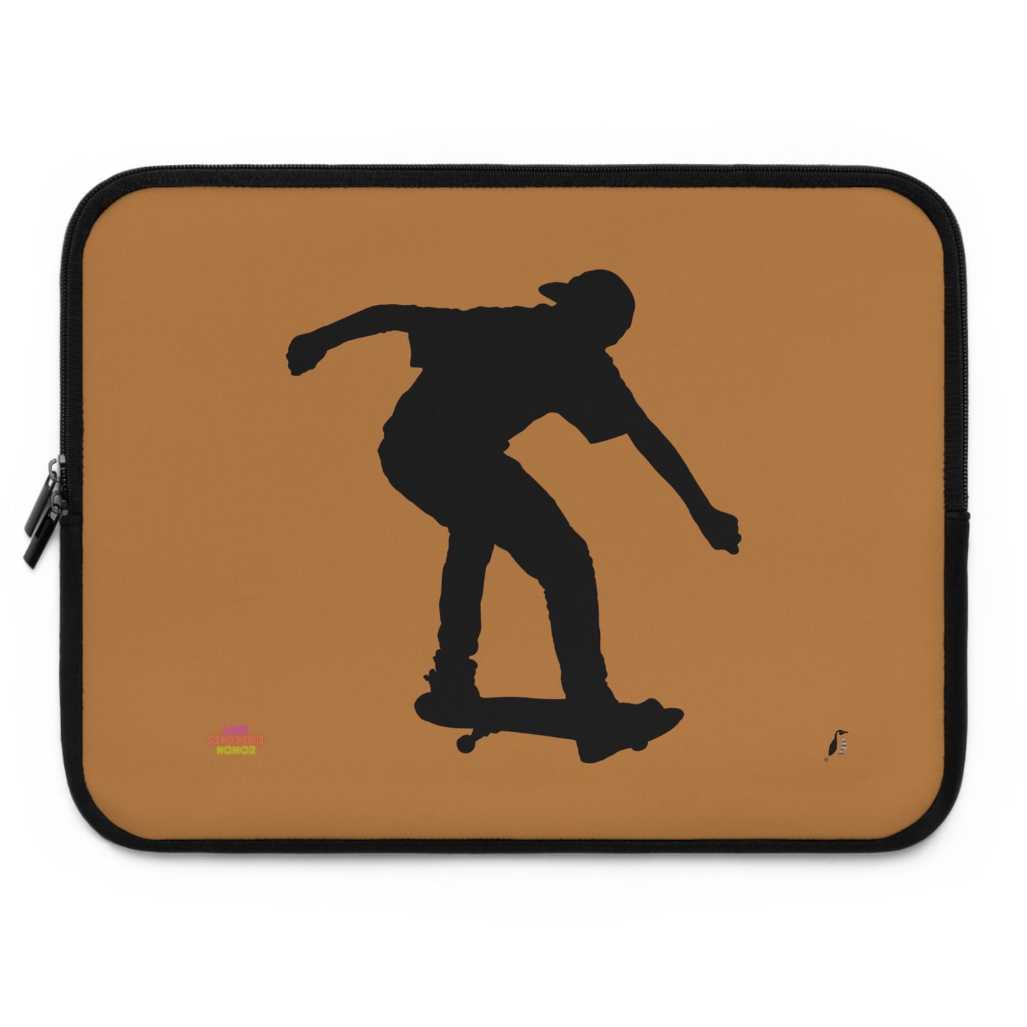 Laptop Sleeve: Skateboarding Lite Brown