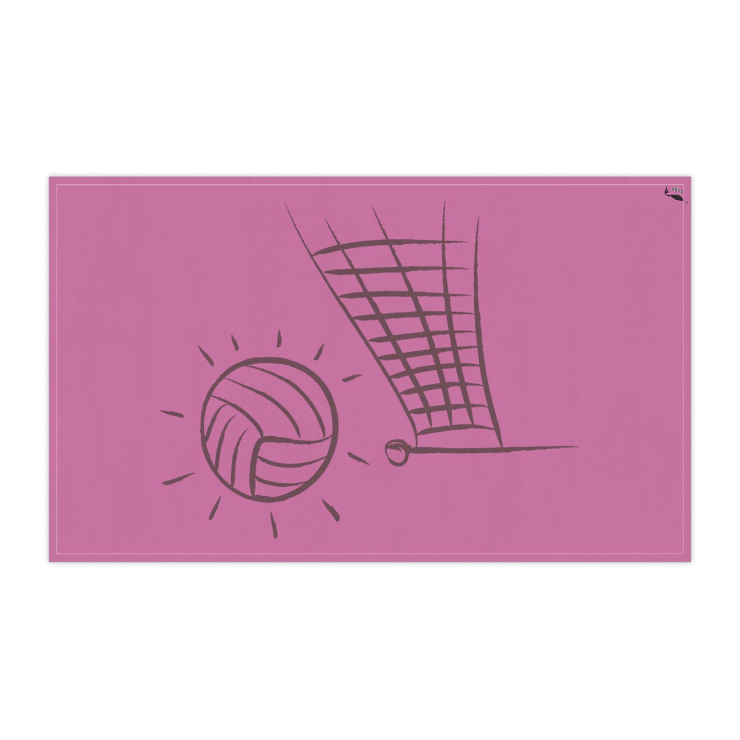 Kitchen Towel: Volleyball Lite Pink