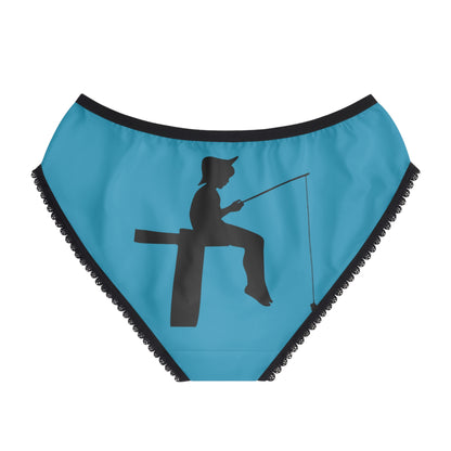 Women's Briefs: Fishing Turquoise