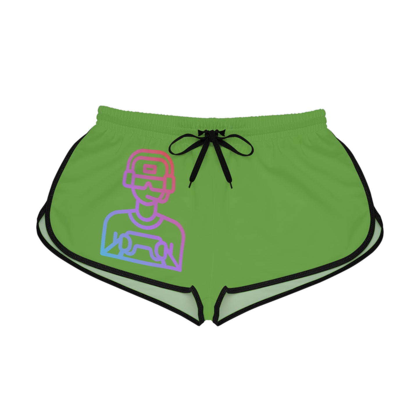 Women's Relaxed Shorts: Gaming Green