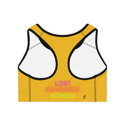 Sports Bra: Gaming Yellow