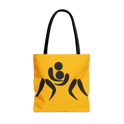 Tote Bag: Wrestling Yellow