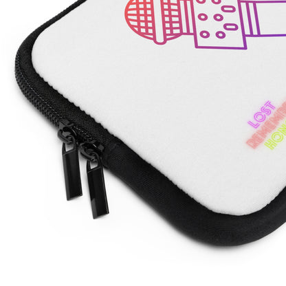 Laptop Sleeve: Music White