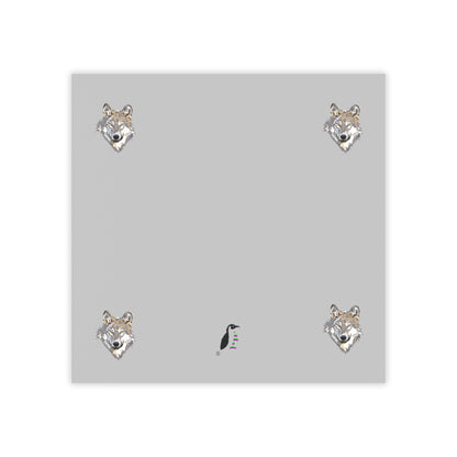 Post-it® Note Pads: Wolves Lite Grey