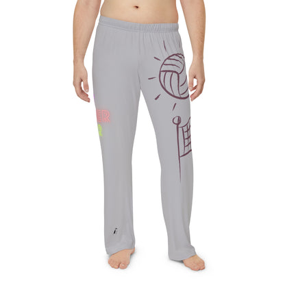 Men's Pajama Pants: Volleyball Lite Grey