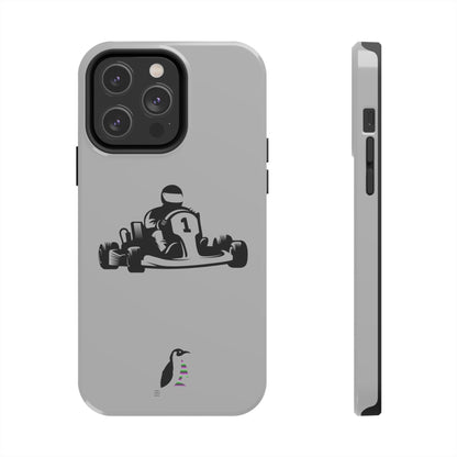 Tough Phone Cases (for iPhones): Racing Lite Grey