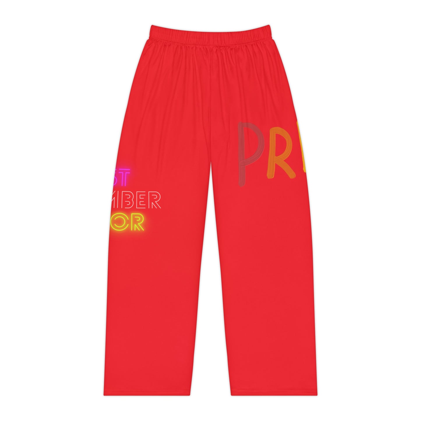 Pambabaeng Pajama Pants: LGBTQ Pride Red