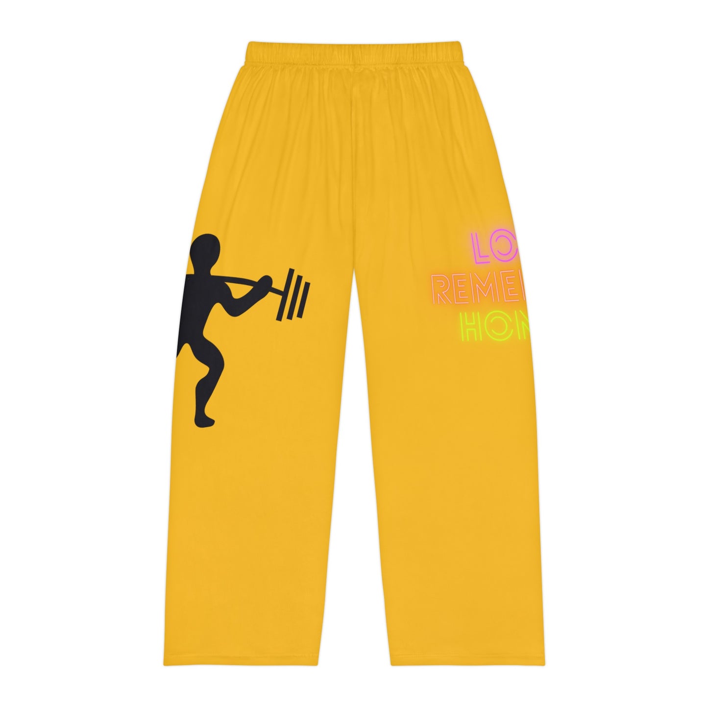 Panlalaking Pajama Pants: Weightlifting Yellow