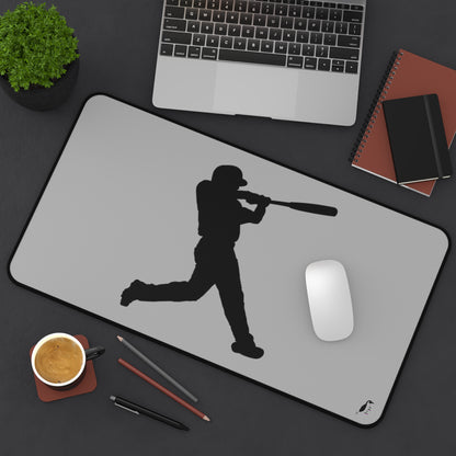 Desk Mat: Baseball Lite Grey