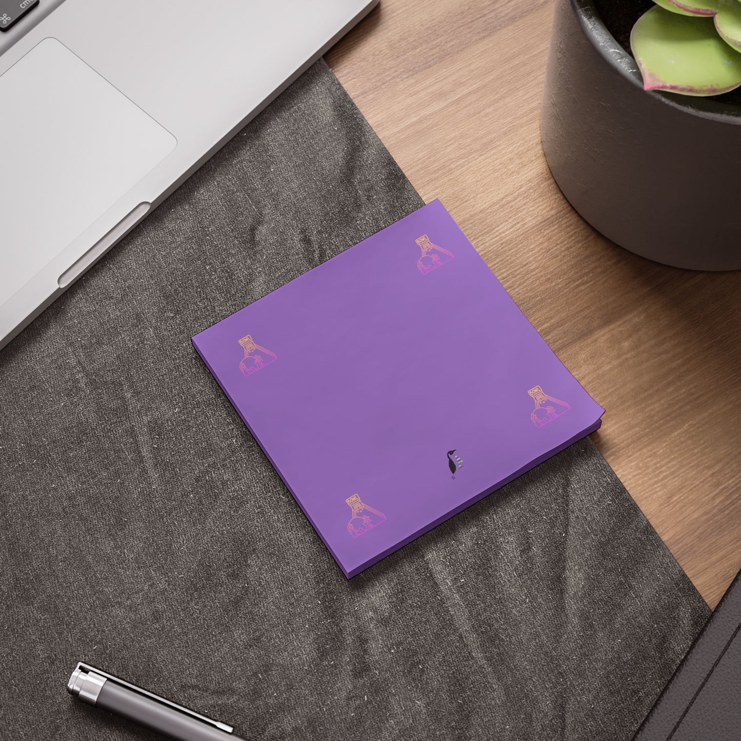 Post-it® Note Pads: Bowling Lite Purple