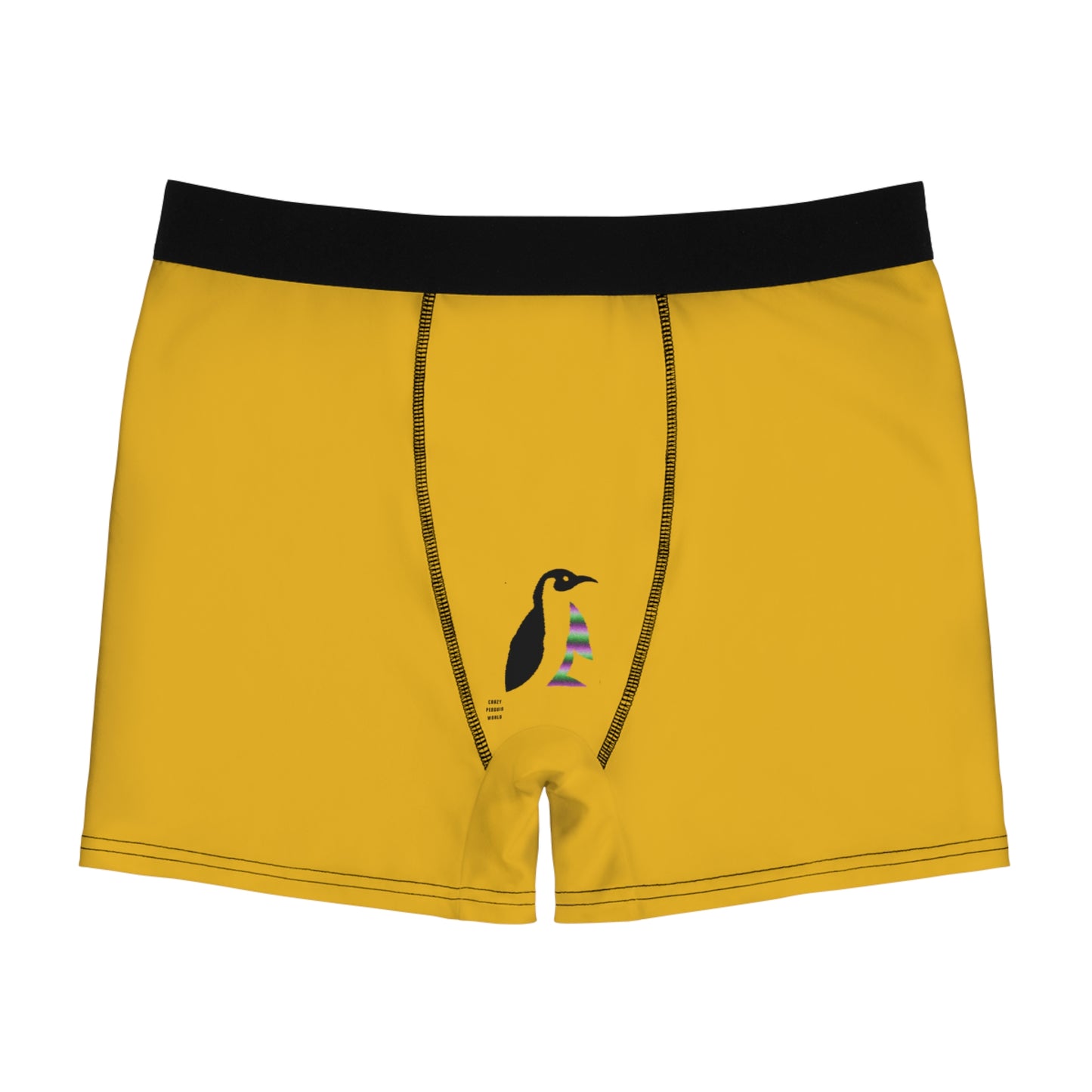 Men's Boxer Briefs: Wolves Yellow