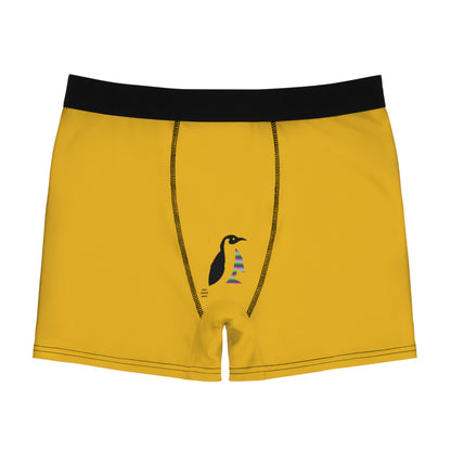 Men's Boxer Briefs: Wolves Yellow