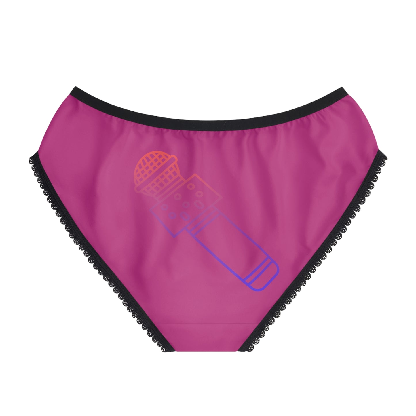 Women's Briefs: Music Pink