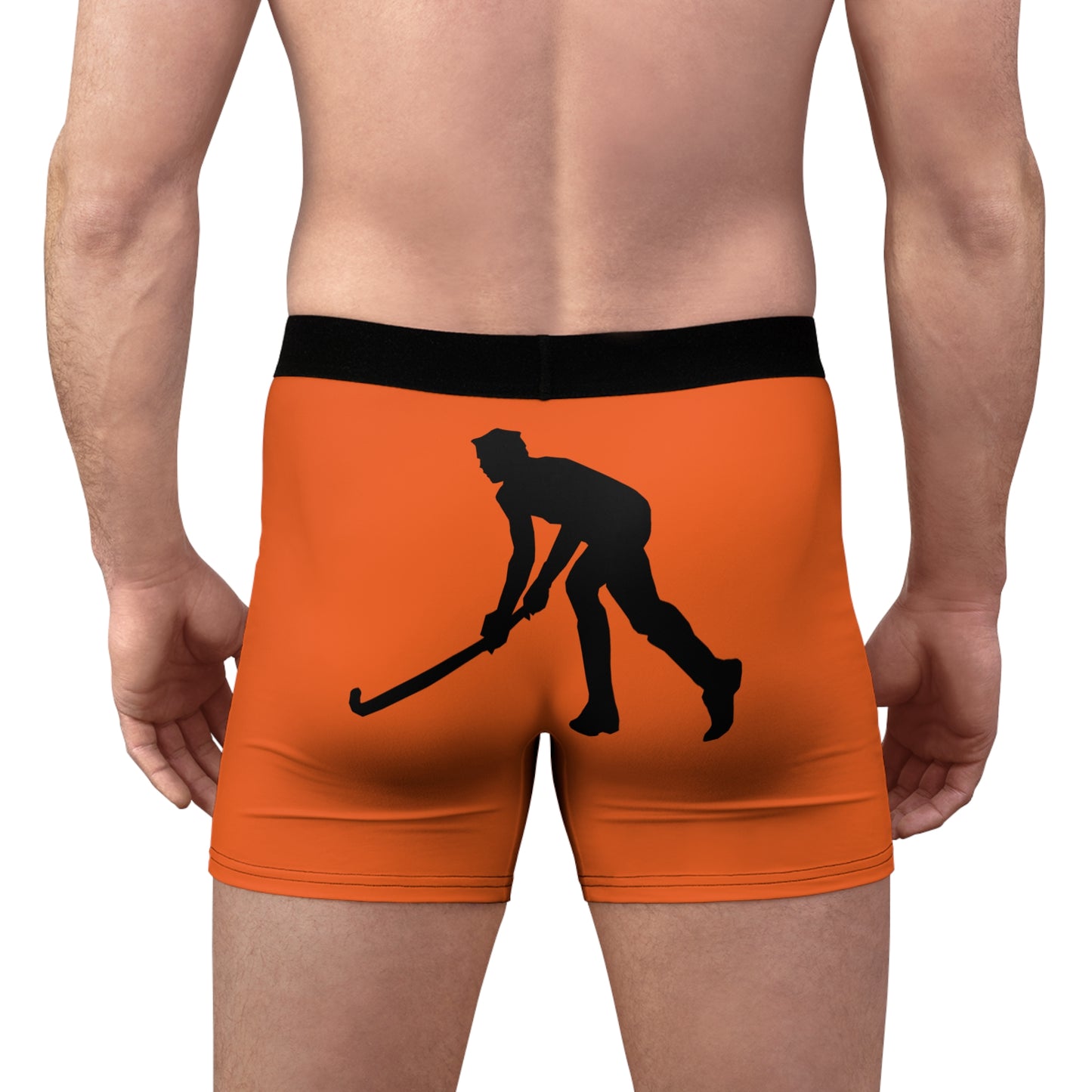 Men's Boxer Briefs: Hockey Orange