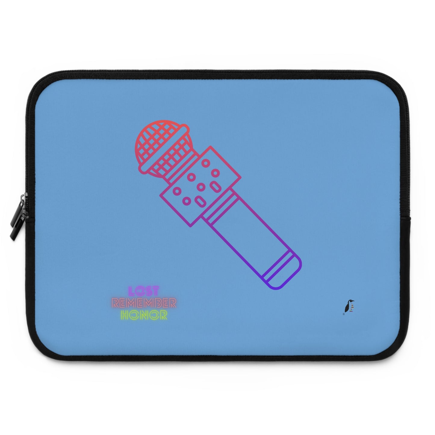 Laptop Sleeve: Music Lite Blue