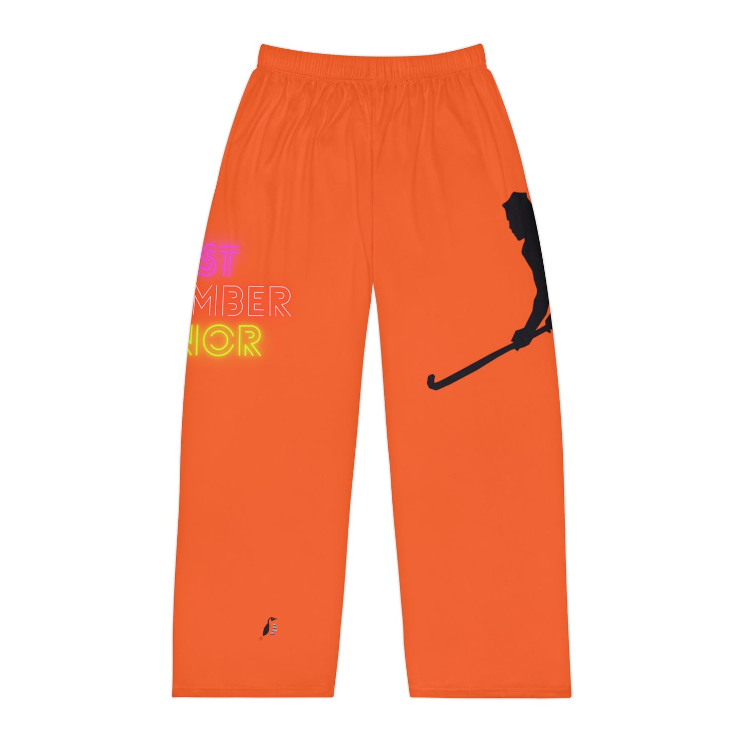 Men's Pajama Pants: Hockey Orange