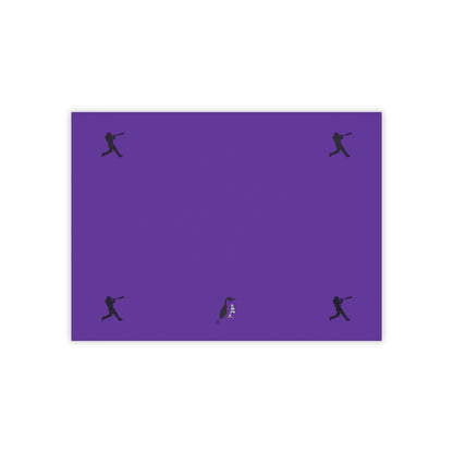 Post-it® Note Pads: Baseball Purple