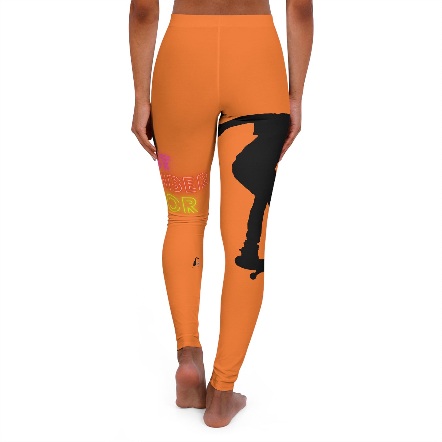 Women's Spandex Leggings: Skateboarding Crusta