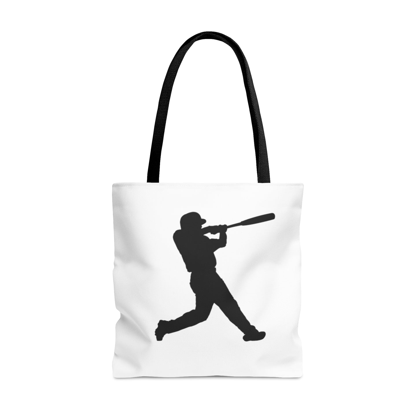 Tote Bag: Baseball White