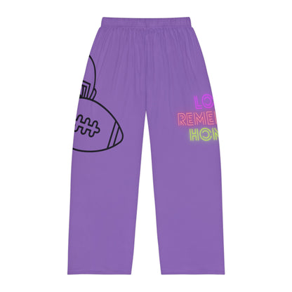 Men's Pajama Pants: Football Lite Purple