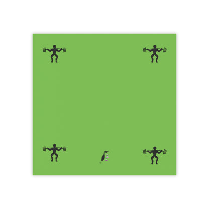 Post-it® Note Pads: Weightlifting Green