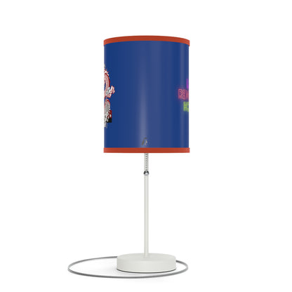 Lamp on a Stand, US|CA plug: Dragons Dark Blue