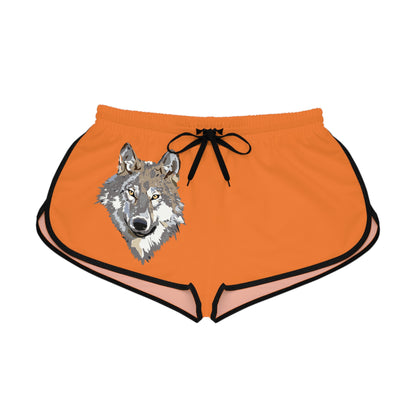 Women's Relaxed Shorts: Wolves Crusta