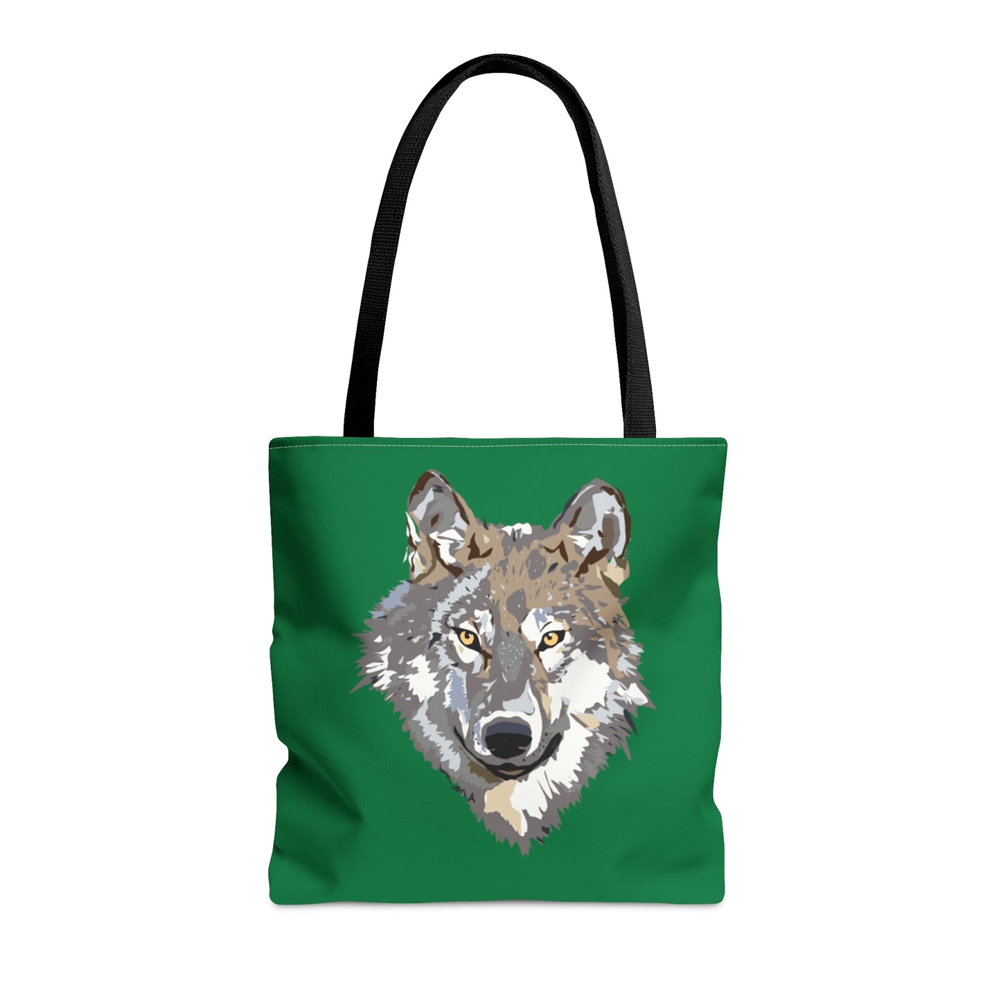 Tote Bag: Wolves Dark Green