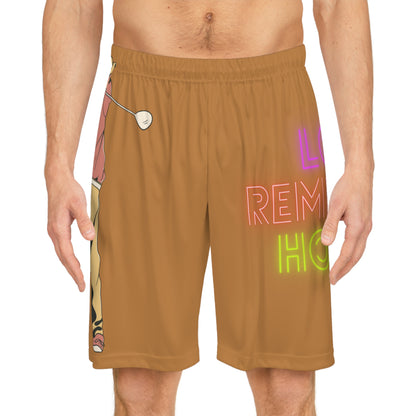 Basketball Shorts: Golf Lite Brown